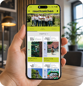 Die Blättle-App auf einem Smartphone