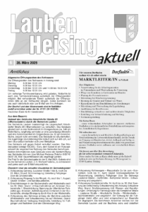 Titelseite von Lauben–Heising Aktuell