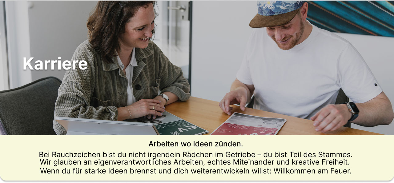 Header Bild von Rauchzeichen Team