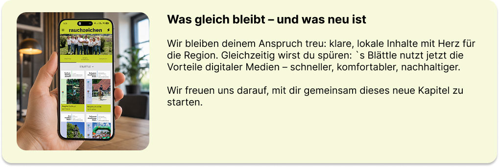 Bild Startseite Blättle-App
